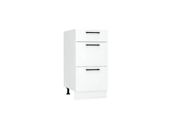ROYAL24_MARKT Unterschrank D40S3 - Morvex - 3 Schubladen für effiziente Organisation (Küchen Unterschrank, 1-St., Premium - Morvex) Hochwertig - Modern - Exklusiv