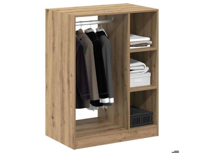 PROMOTION Armoire avec étagère Chêne artisanal 77x48x102 cm 719938