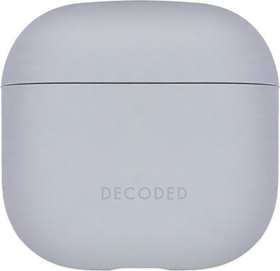 Decoded Silicone Aircase Etui voor AirPods 4 - Blauw