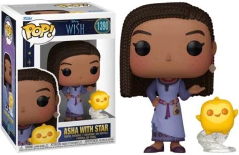 Funko Pop Disney Wish Asha Con Star 72420 Talla Única Unisex
