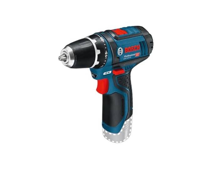 Bosch PRO 12V System Akku Bohrschrauber GSR 12V-15 (ohne/Ladegerät) Battery Powered, blue