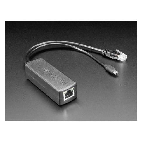 HutoPi PoE Splitter with MicroUSB Plug - Isolated 12W - 5V 2.4 Amp (AD3785)