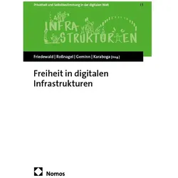 Freiheit in digitalen Infrastrukturen, Fachbücher von Murat Karaboga, Alexander Rossnagel, Michael Friedewald, Mag. Geminn