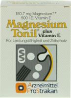 MAGNESIUM TONIL plus Vitamin E Kapseln 50 St