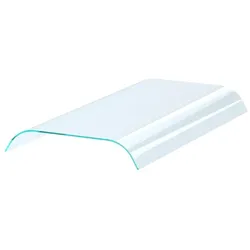 Chefgastro Aufsatzbord mit Doppelt Abgerundet Glas 4/1 BxTxH 1325x570x108mm