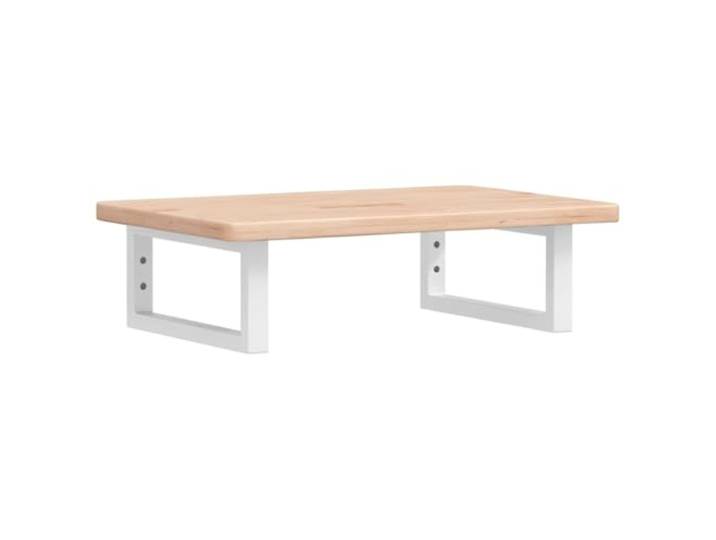 WEMYUFURN Waschtischplatte mit Halterung Stahl und Massivholz Eiche Wandbefestigung, Schweberegal, rechteckige Halterungen, Handtuchaufhängung, einfache Montage, modernes Design