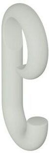 Hewi 477 Haken 477.30B01097 92x45mm, zum Aufschieben, matt, lichtgrau