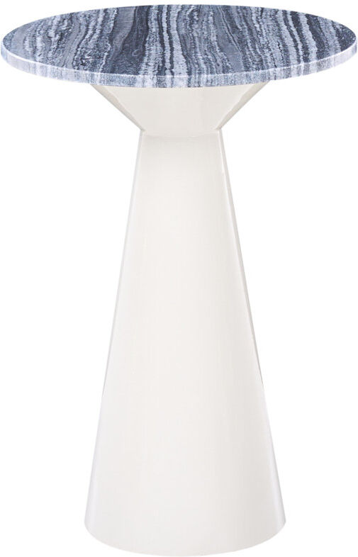 Fairmont Park Pedestal End Table Grey 52cm H X 37cm W X 37cm D