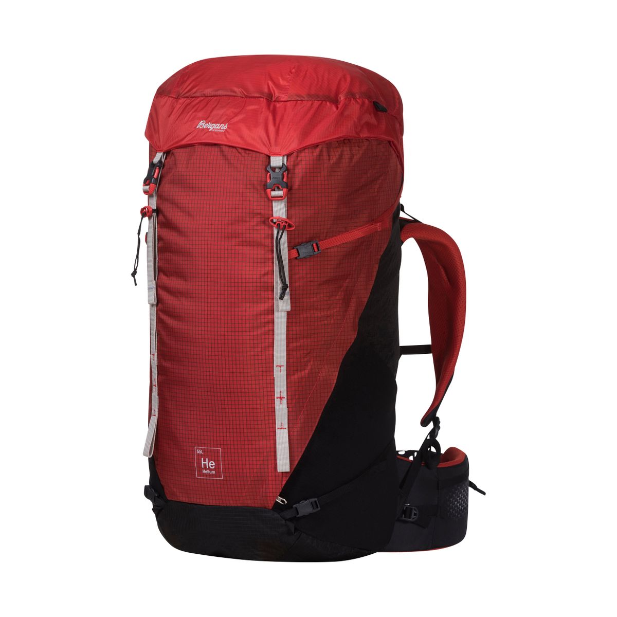 Bergans Helium V5 55 red sand/black/aluminium (14287) 55L 227009-4580-14287-55L