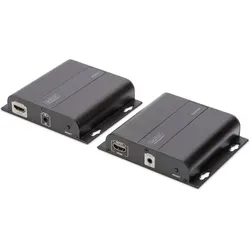 Digitus 4K HDMI Extender CAT / IP(Set), KVM Switch, Schwarz