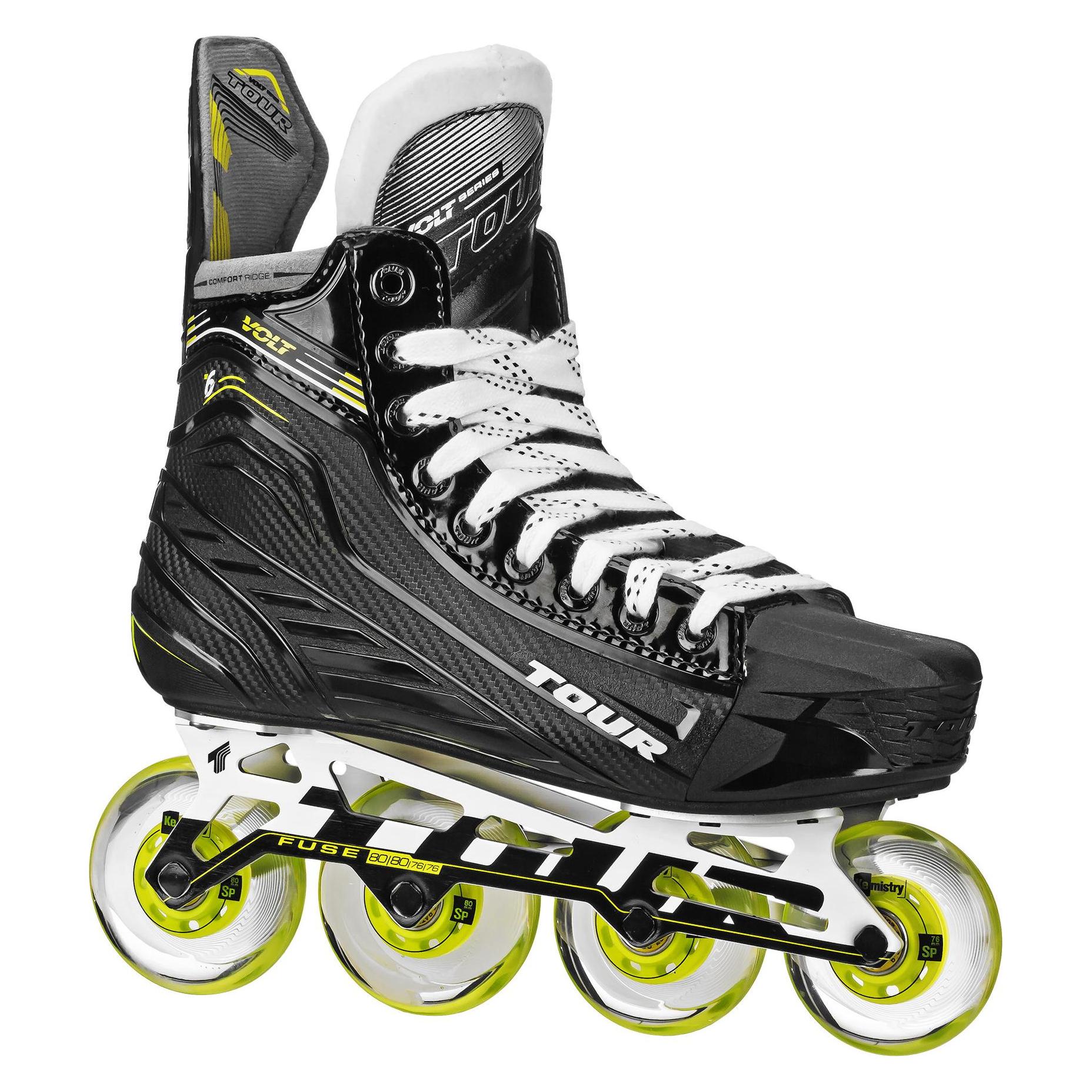 Tour Volt Kv6 SR Rollhockey-Schlittschuhe (D, SR 6 - 40,5) (40.5) (Tour)