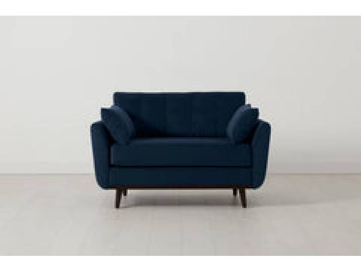 Model 10 Loveseat, Indigoblau