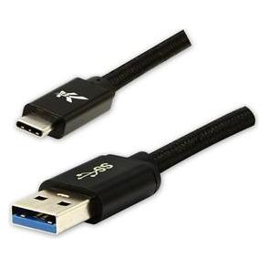 Logo USB-Kabel USB-A - USB-C 2 m Schwarz (2 m, USB 3.2 Gen 1) (35636160)