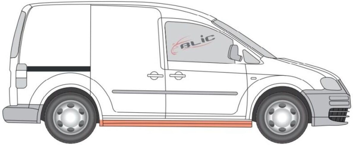 Einstiegblech BLIC 6505-06-9571012K, Rechts