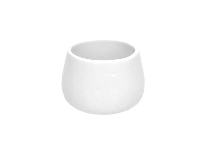 Mug en grès blanc, carré, compatible lave-vaisselle - Pomax - 7x7