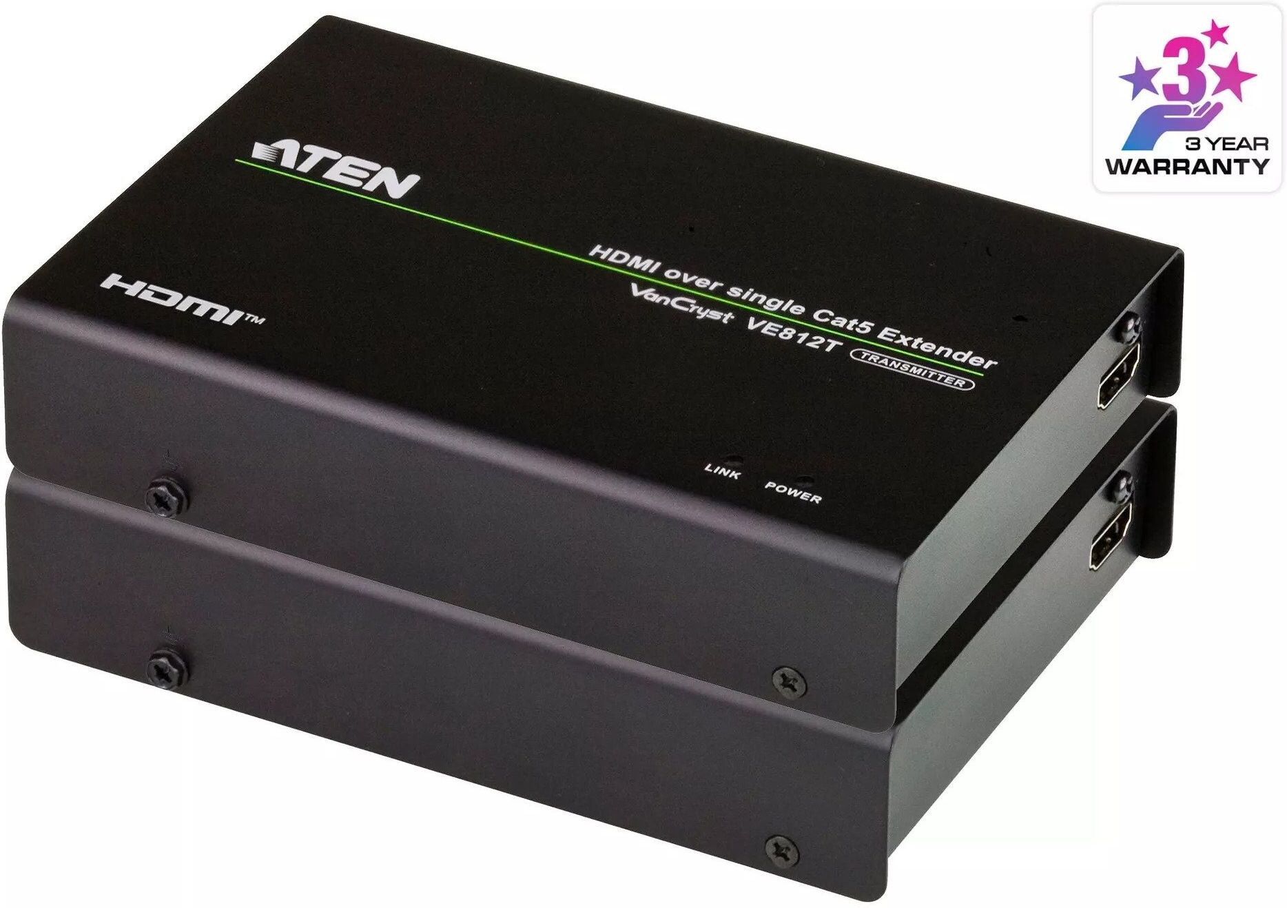 Aten HDMI HDBaseT Extender (4K@100m) (HDBaseT Class A)  VE812, New