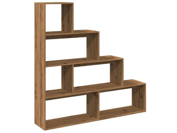 Etagère bibliothèque - mango - à 4 niveaux - chêne artisanal - M1829