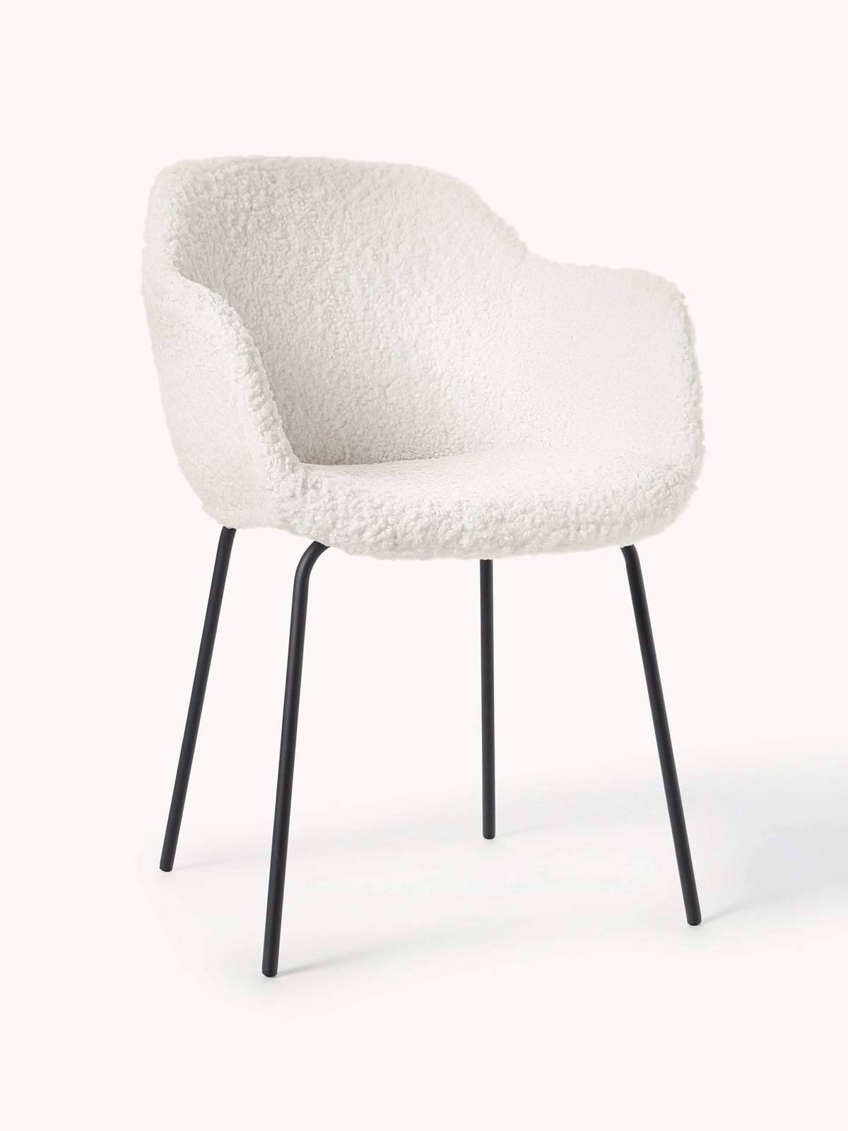 Westwing Collection Teddy fauteuil Fiji met smal zitvlak