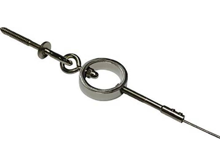 GARDINIA Seilspanngarnitur Ring, Chrom