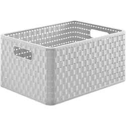 Korb COUNTRY mistelweiß (BHT 37x19x28 cm) - BHT 37x19x28 cm