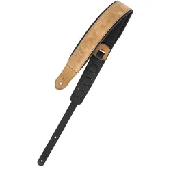 PRS Signature Leather Strap Sandstone/Black - Gitarrengurt