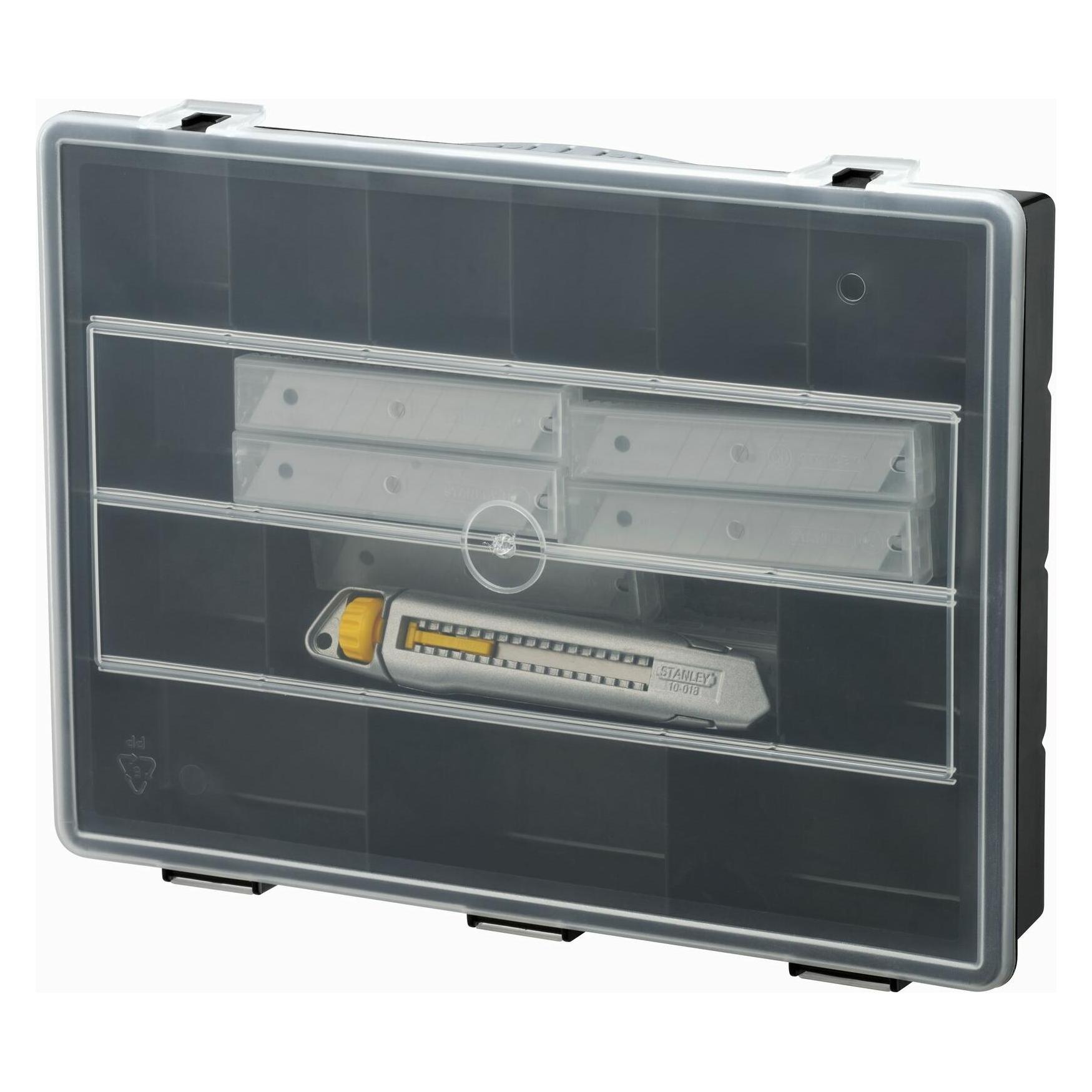 Stanley Cutter Interlock 18mm + 200 Klingen + Organizer (Cutter) (STHT10019-9)