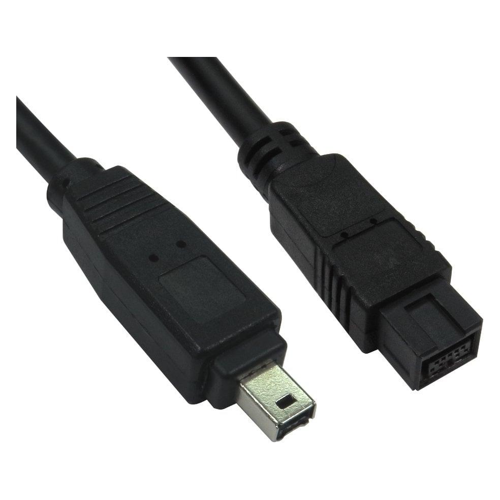 Cables Direct 2m Firewire 9 Pin to 4 Pin Cab (2 m, FireWire) (CDLIEE-1002)