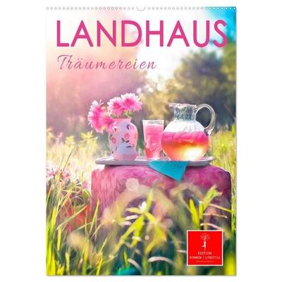Landhaus Träumereien (Wandkalender 2027 DIN A2 hoch), CALVENDO Monatskalender