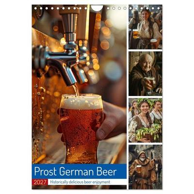 Prost German Beer (Wall Calendar 2027 DIN A4 portrait), CALVENDO 12 Month Wall Calendar