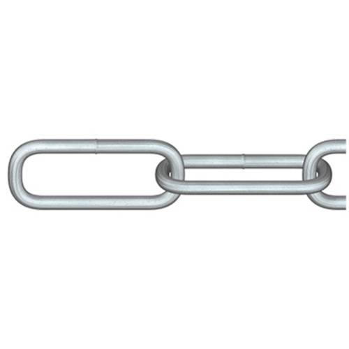 dörner + helmer 171896F Rundstahlkette Silber Stahl feuerverzinkt 10m