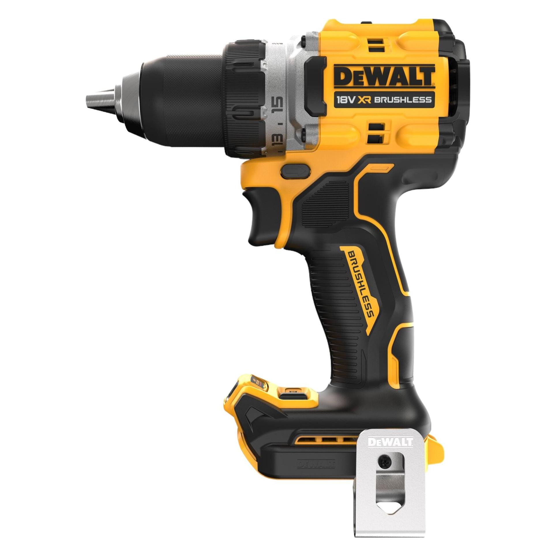 DeWalt DCD 800 E2 Akku Bohrschrauber 18 V 90 Nm Brushless + 2x Powerstack Akku 1,7 Ah + Ladegerät (Bohrschrauber) (47860308)