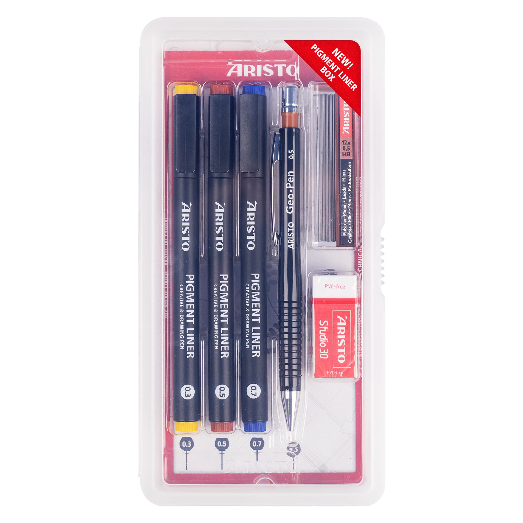 Aristo Pigmentliner Schulset (3x) (AH80087)
