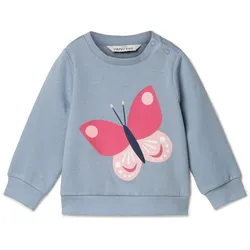 Tchibo - Kinder-Sweatshirt mit angerauter Innenseite - Mädchen - Gr. 110/116 - hellblau