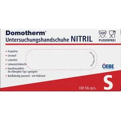 Domotherm Untersuchungshandschuhe Nitril S 100 ST