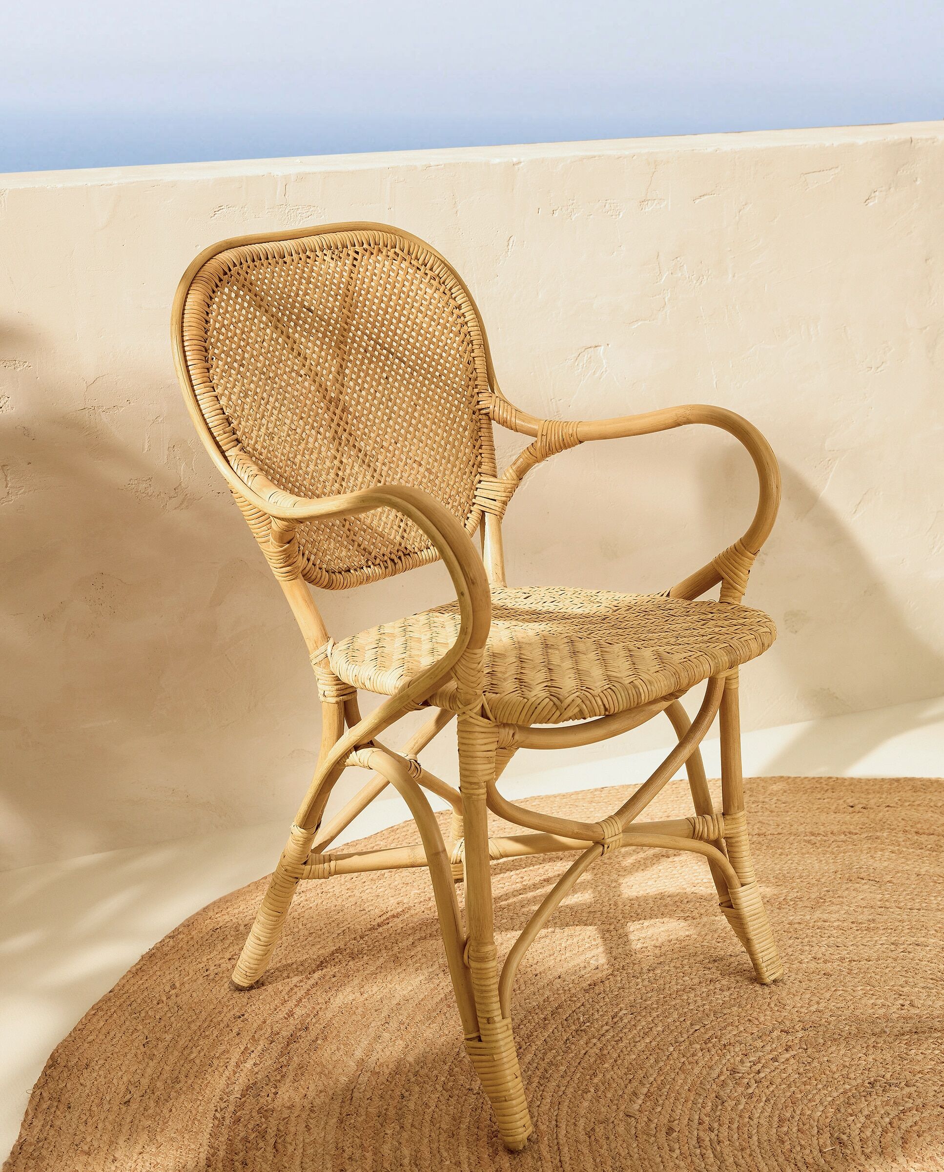 El Corte Inglés Sillón de ratán Ogán . Natural