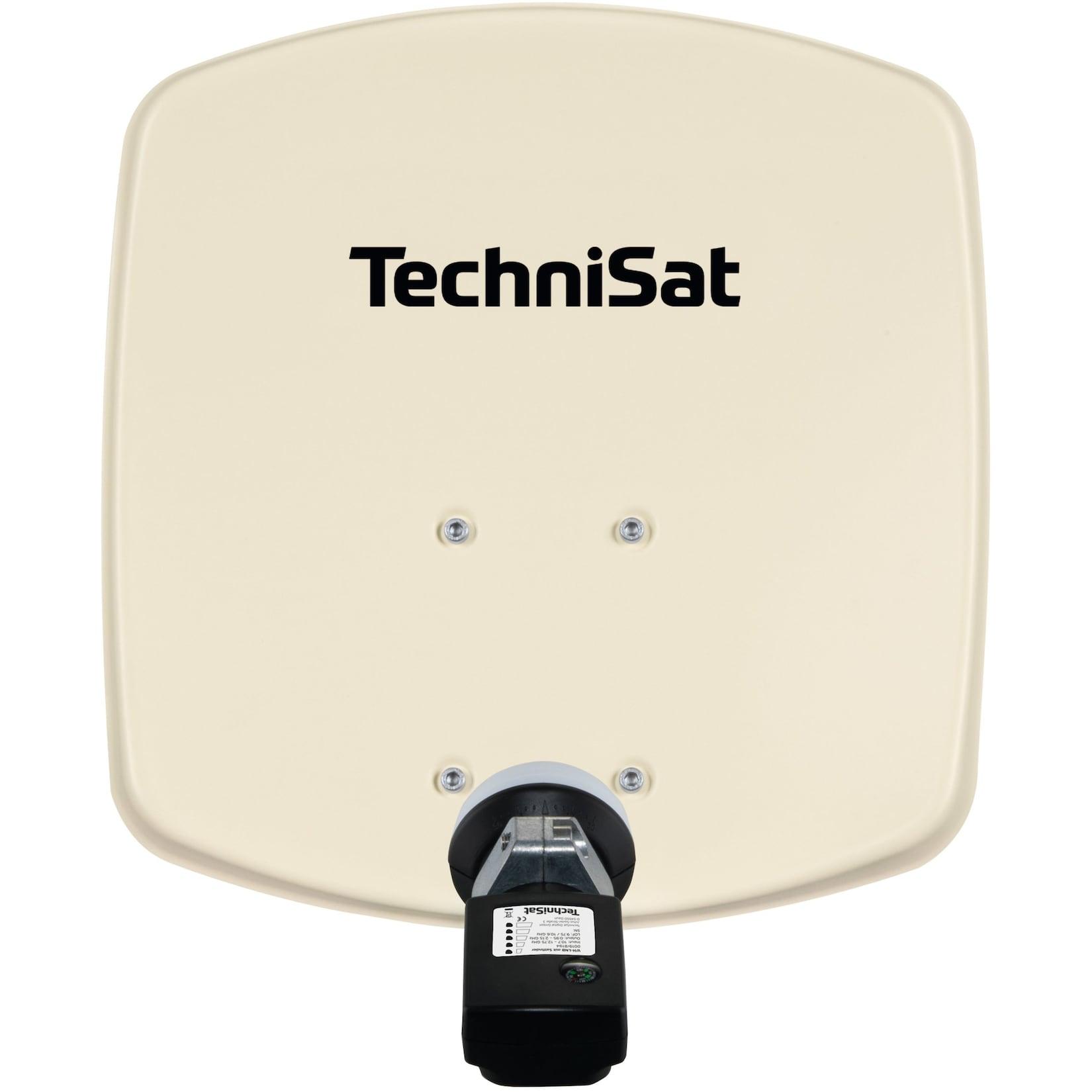 TechniSat DIGIDISH 33 Sat-Schüssel mit V/H-LNB & Satfinder, 1 TN beige