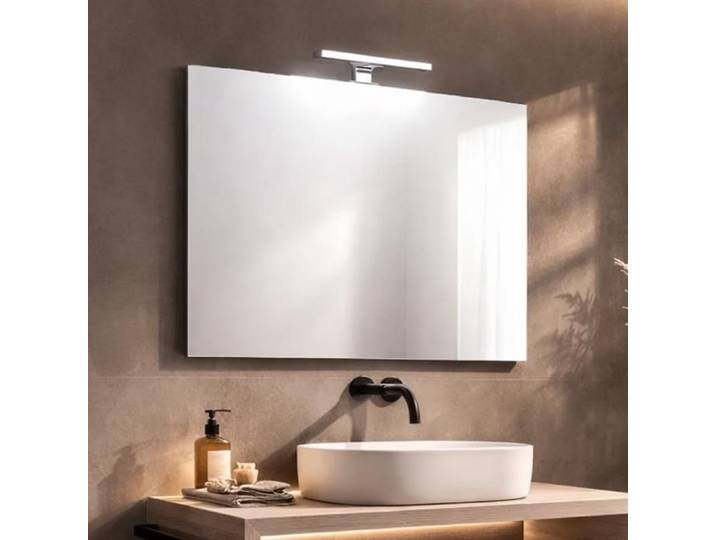 MIROIR DE SALLE DE BAINS RÉVERSIBLE À LED RÉVERSIBLE 80X70 CM