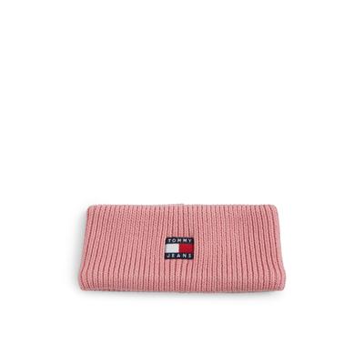 Stirnband TOMMY JEANS "TJW HERITAGE CORE", Damen, pale primrose, Rippstrick, Baumwolle, Mützen Stirnband