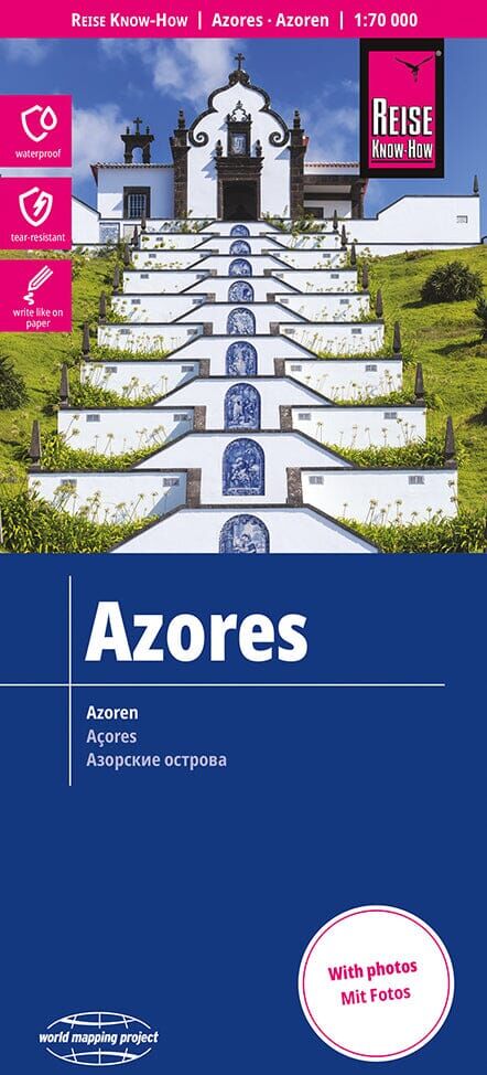 Reise Know-How Carte routière - Açores   Reise Know How