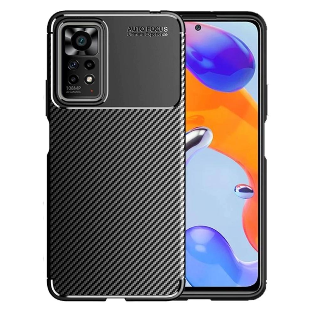 Screenguard Xiaomi Redmi Note 11 Hülle Carbon Design TPU Case (Xiaomi Redmi Note 11) (00029703)