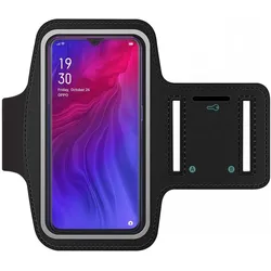 SmartFitness Oppo Reno Handy Sport Armband, Smartphone Sportarmband, Schwarz