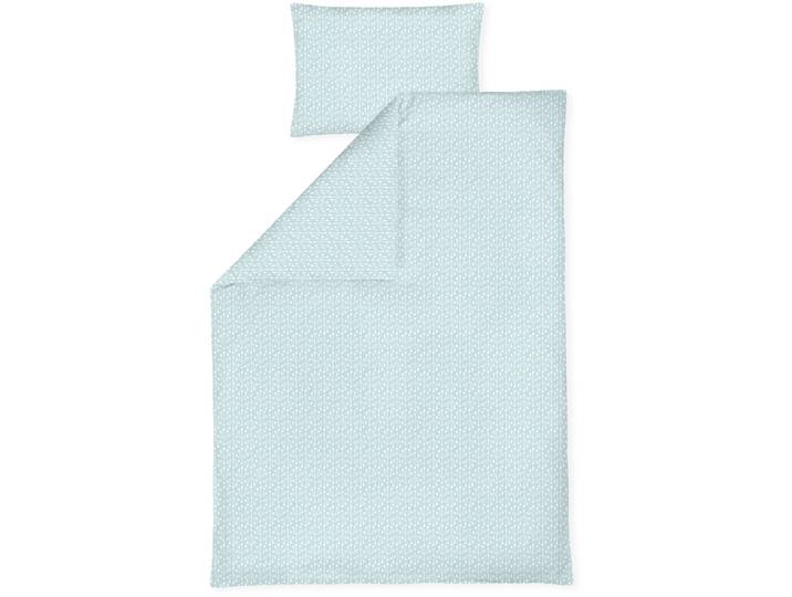 Kinderbettwäsche JULIUS ZÖLLNER Planty , blau (aqua), B/L: 100cm x 135cm, 1 Stk., 1 Stk., Jersey, B/L: 40cm x 60cm, 2 Stk., Jersey, Obermaterial: 100% Baumwolle, Bettwäsche, Kinderbettwäsche