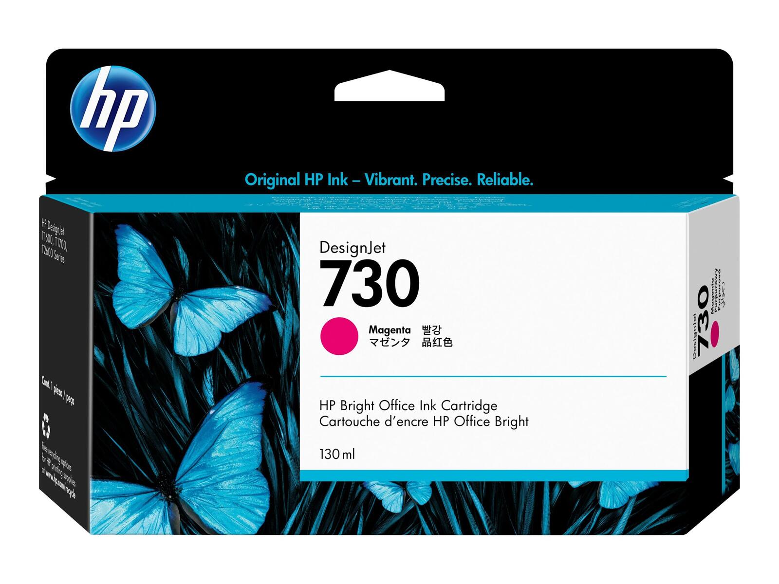 HP Inc. HP Original Druckerpatrone 730 - magenta (P2V63A)