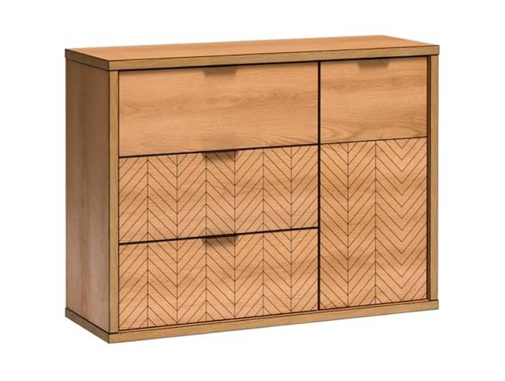 Lomadox Kommode Sideboard Anrichte Schubladenschrank Schubladenkommode Aufbewahrungsschrank modern in Eiche