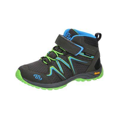 Wanderschuh BRÜTTING "Outdoorstiefel Rockwall", Kinder, Gr. 26, grau, Synthetik, Schuhe Wanderschuh