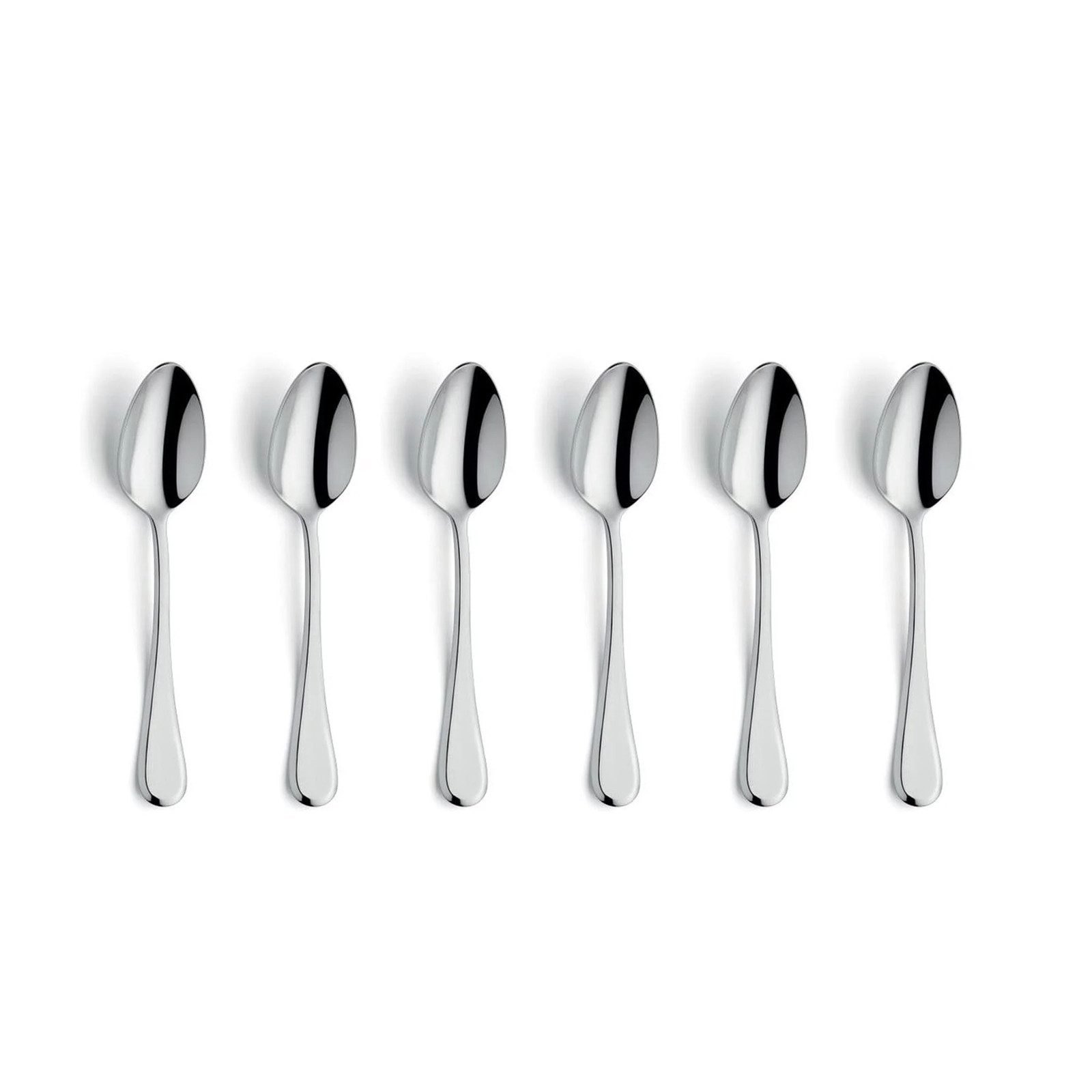 Amefa Drift 6 Theelepels - Zilver