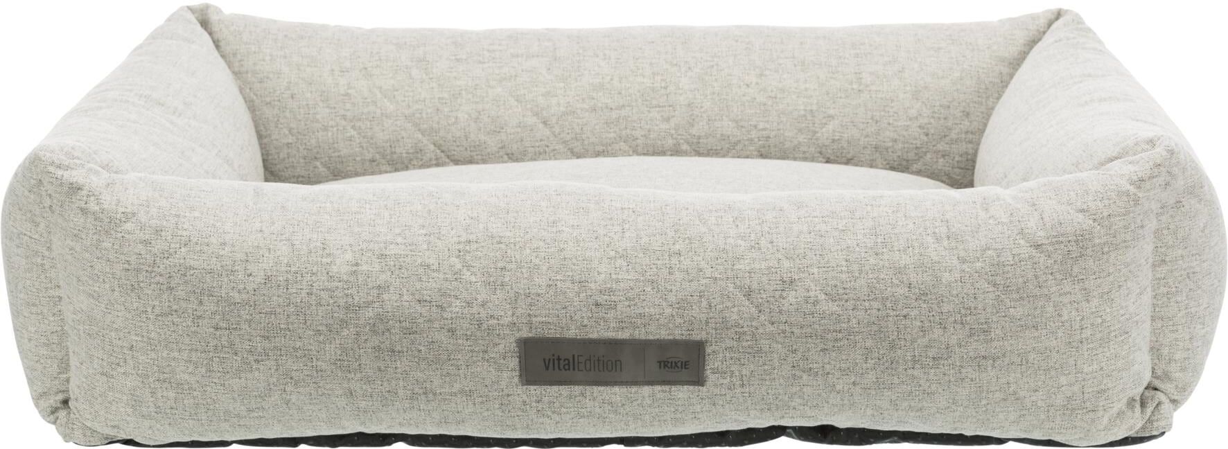 Tierbett TRIXIE "Trixie Hunde-Bett Vital Noah", grau (hellgrau), B/H/L: 70cm x 100cm, Tierbetten, Tierbett hellgrau B/H/L: 70cm x 100cm