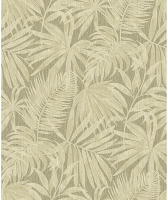 Chesapeake Sonny Green Fronds Wallpaper