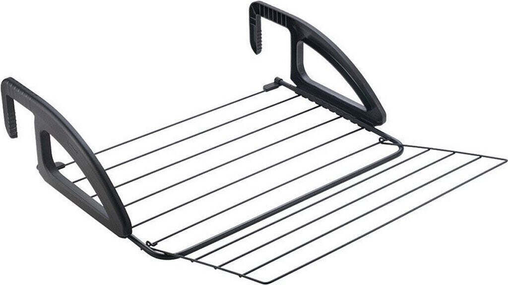 Metaltex Bries wasdroger voor verwarming en balkon, Onyx