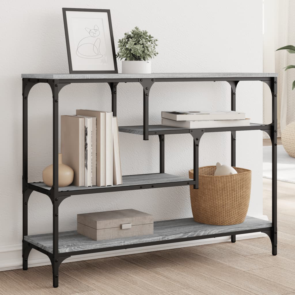 Borough Wharf Abisoye 100 cm W Console Table Grey Sonoma